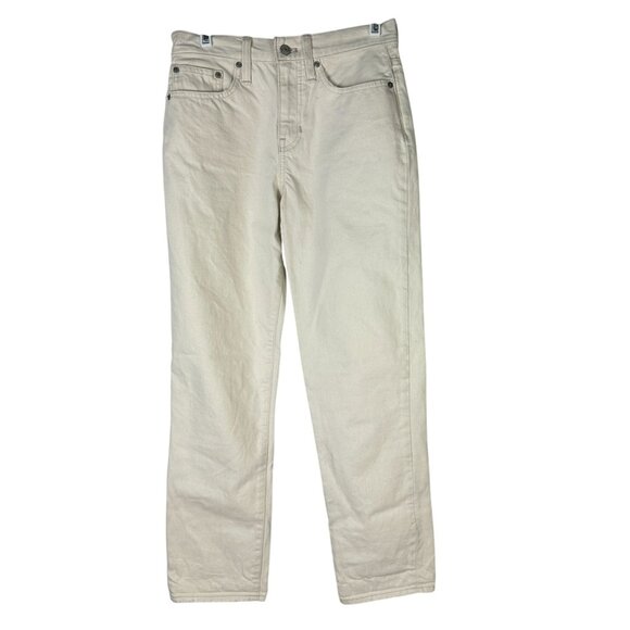 J.Crew Slouchy Boyfriend Jean Womens Size 24 Off-White Cotton Denim - Picture 1 of 11